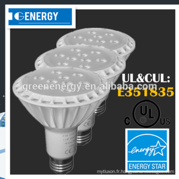 Energy star UL led par30 lumière et 120 degrés 4000 K led spot par30 led ampoule et 11w par30